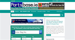 Desktop Screenshot of partsbase.ie